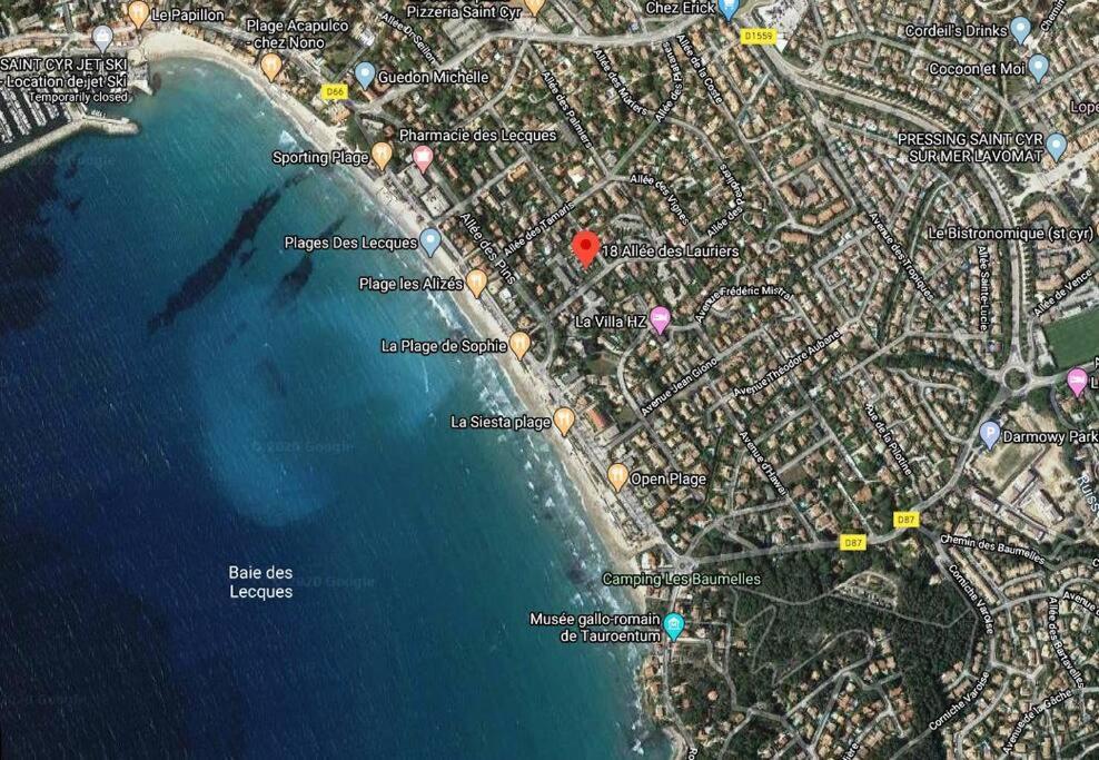 Le Sof Paradis Grand T2 Sur La Plage Des Lecques Сен-Сир-сюр-Мер Экстерьер фото
